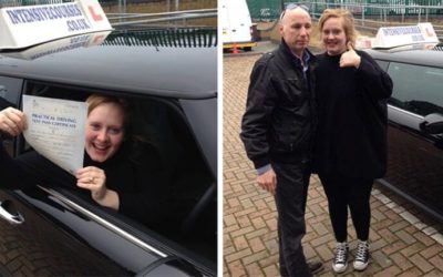Adele Adkins passes her driving test