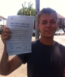 Intensive driving course testimonial in London E15, Stratford