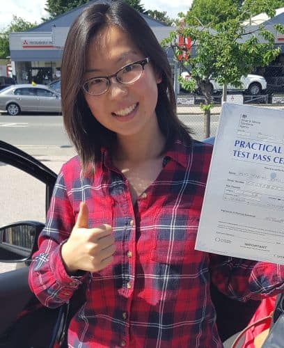 London E3 Intensive Driving Courses - Congratulations to Yubing-Zhu who passed with Intensive Courses Driving School