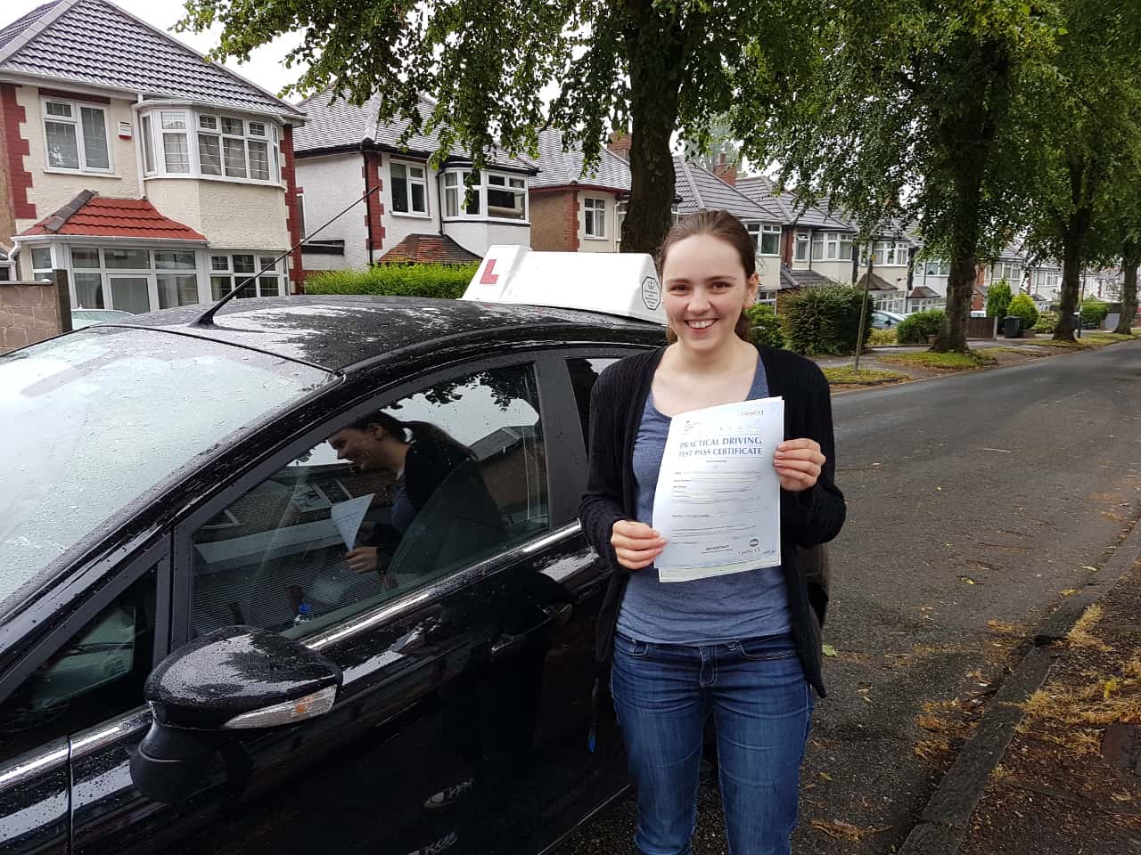 Congratulations to Rachel on passing your practical test with the help of Steve from Intensive Courses