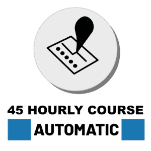 45 hourly course automatic intensive driving course