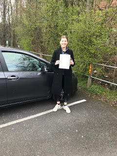 Congratulations to Anna, from Mill Hill, on passing your driving test with an intensive driving course and the help of Musaffar from Intensive Courses