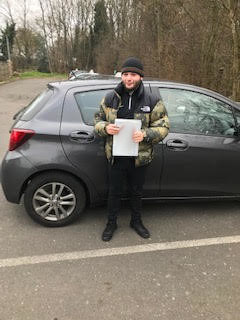 Congratulations to Ben in East Finchley, London N2, on passing your driving test with an intensive driving course