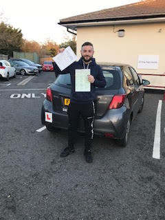 Congratulations to Christian in London N3, Finchley, on passing your driving test with a crash course from Intensive Courses