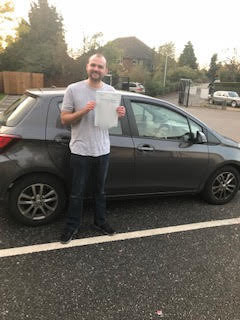 Congratulations to Paul on passing your practical test with the help of Musaffar from Intensive Courses