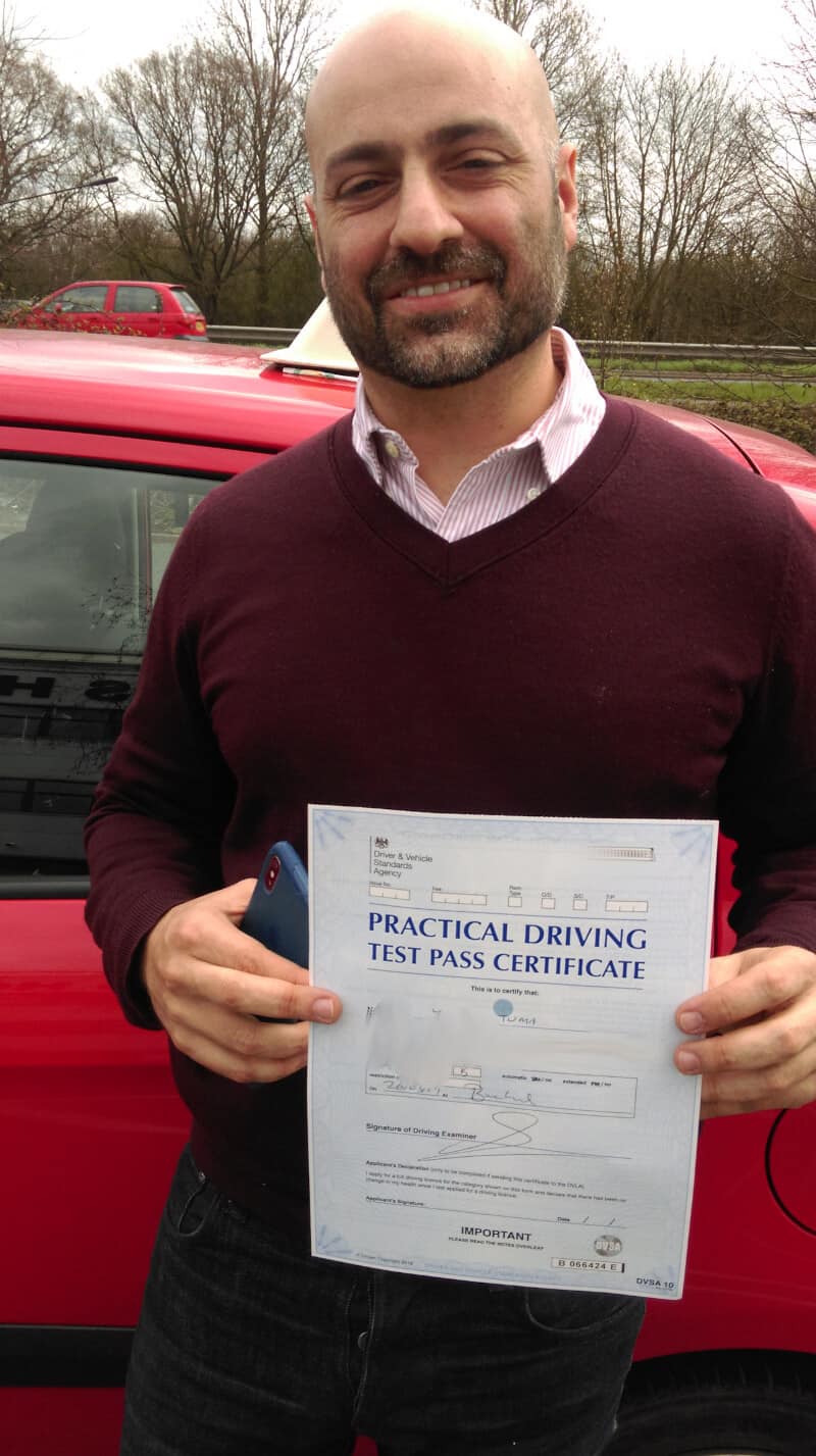 Youssef from London N1 passed with the help of Jim
