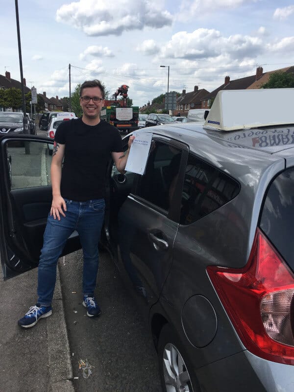 Congratulations to Ben from Edmonton, London N18, on passing your practical test with a crash course from Intensive Courses