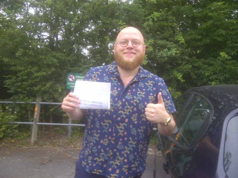 Congratulations to Martin from London N21 on passing your practical test with a crash course from Intensive Courses