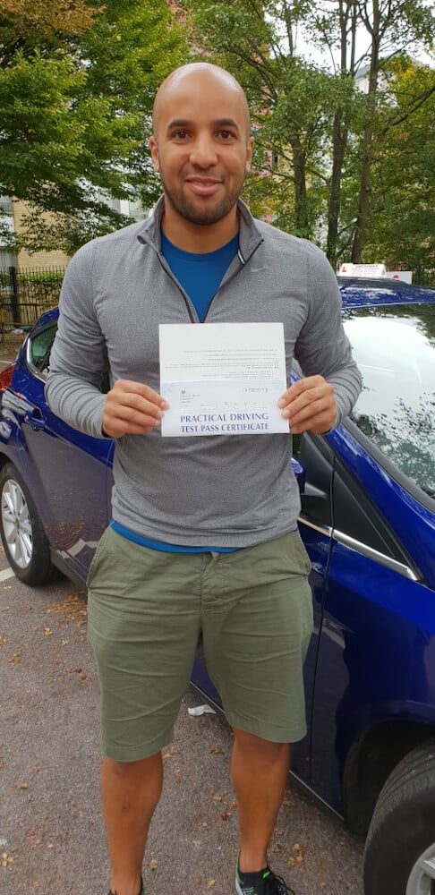 Congratulations to Chris from North London N20 on passing your practical test with an intensive driving course