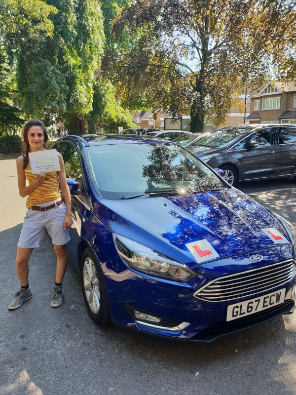 Congratulations to Nadya from London N22 on passing your practical test with a crash course from Intensive Courses