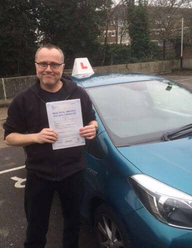 Congratulations to Bill, London SE14, on passing your practical test with an intensive driving course and the help of Emrah at Intensive Courses Driving School