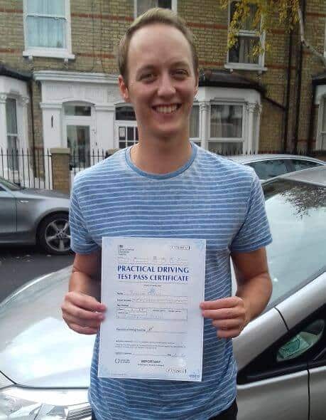 Congratulations to Joseph in East Dulwich on passing your driving test with an intensive driving courses and the help of Federico from Intensive Courses