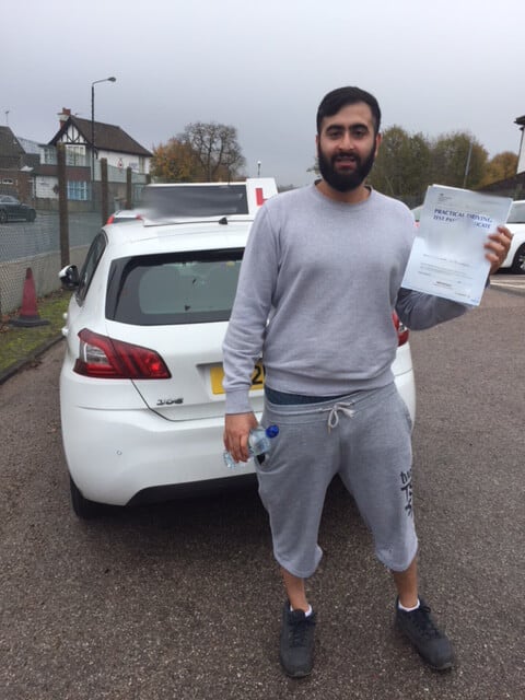 Congratulations to Tayyab from Plaistow, London E13, on passing your practical test with the an intensive driving course and the help of Sulleyman from Intensive Course