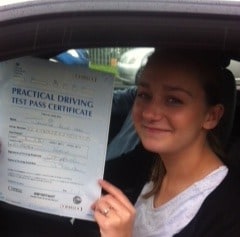 Congratulations to Jenny to London E12 on passing your practical test with an intensive driving course