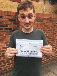 Congratulations to Luke in LondonE8 on passing your practical test with an intensive driving course from Intensive Courses