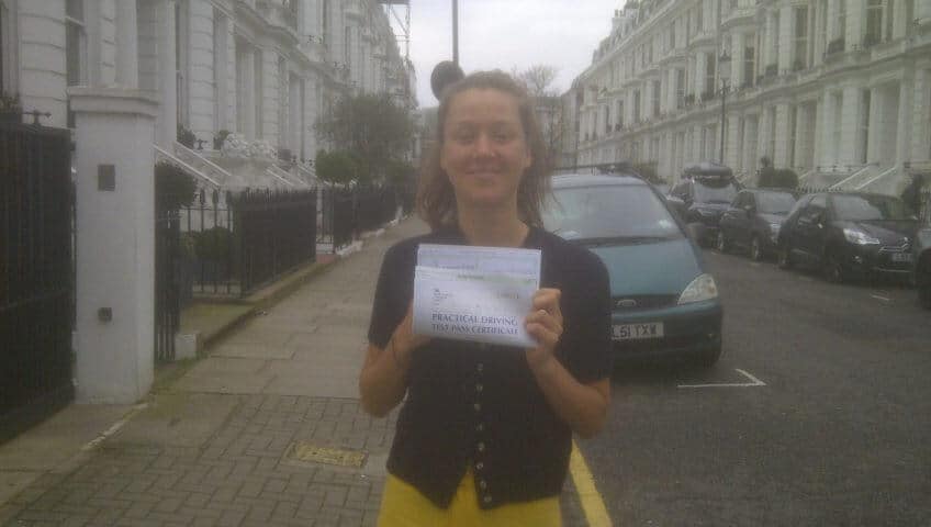 Congratulations to Violette from London N11 on passing your practical test with an intensive driving course from Intensive Courses