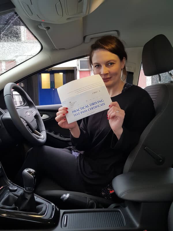 Congratulations to Tamsin, London SW1, on passing your practical test with an intensive driving course and the help of Yousouff from Intensive Courses