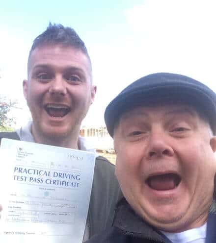 Congratulations to William, London SW8, on passing your driving test with an intensive driving course and the help of Jeffrey at Intensive Courses Driving School