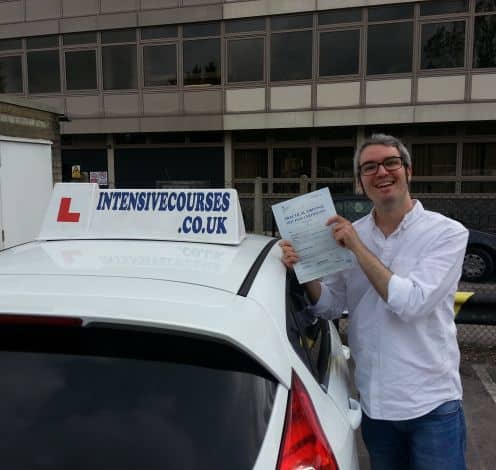 Congratulations‬ to Sean from London NW1 on passing your practical ‪test‬ with an intensive driving course