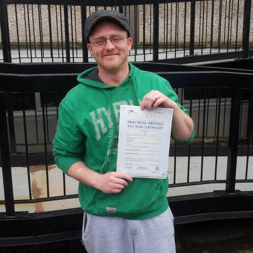 Congratulations to Christopher in Essex on passing your practical test with the help of Dennis from Intensive Courses