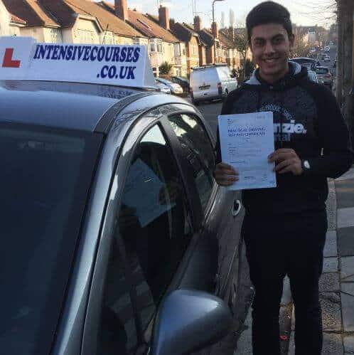 Congratulations to Deep in London SW20, Raynes Park, on passing the practical test with the help of Karen at intensivecourses.co.uk,