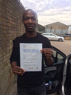 Congratulations to Adedapo  in South East London who passed his Driving Test with a crash course from Intensive Courses
