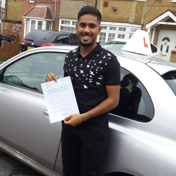 Congratulations to Nikhil, London SW5, on passing your driving test with an intensive driving course and the help of Rahan from Intensive Courses