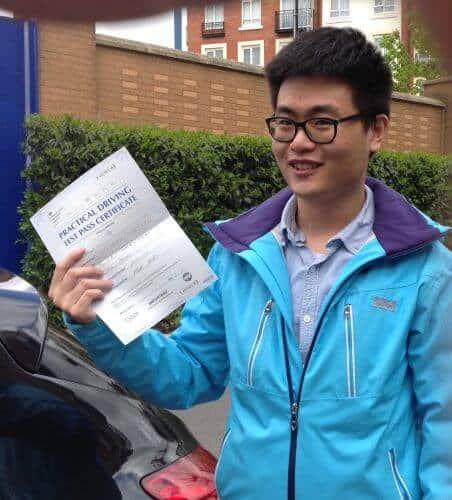 Congratulations to Damion in London BR2 on passing his practical test with an intensive driving course
